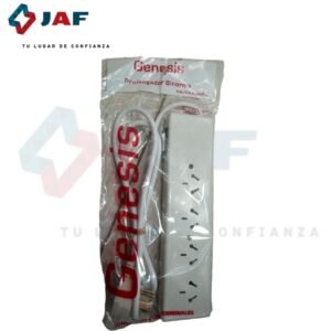 Zapatilla Alargue con Cable 1,5 m y Tecla | 10A 220V
