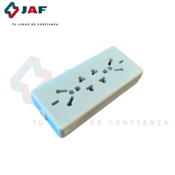 Zapatilla de Superficie Sin Cable | 4 Tomas 10A | Para Armar Alargue